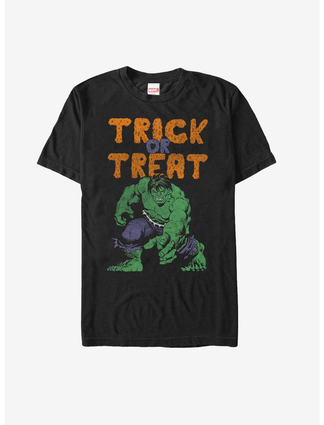 Marvel Halloween Hulk Trick Or Treat T-Shirt, BLACK, hi-res