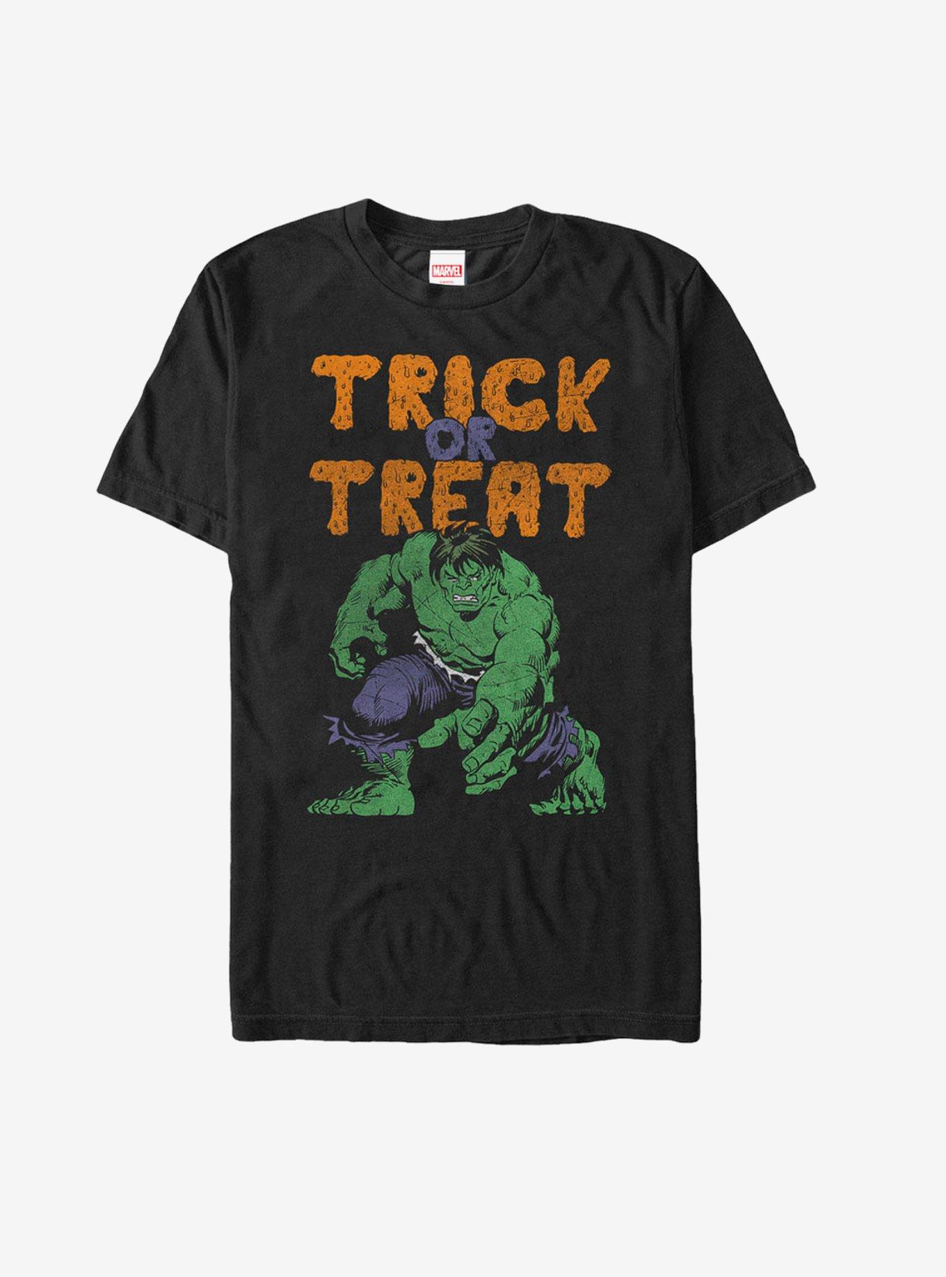 Marvel Halloween Hulk Trick Or Treat T-Shirt, BLACK, hi-res