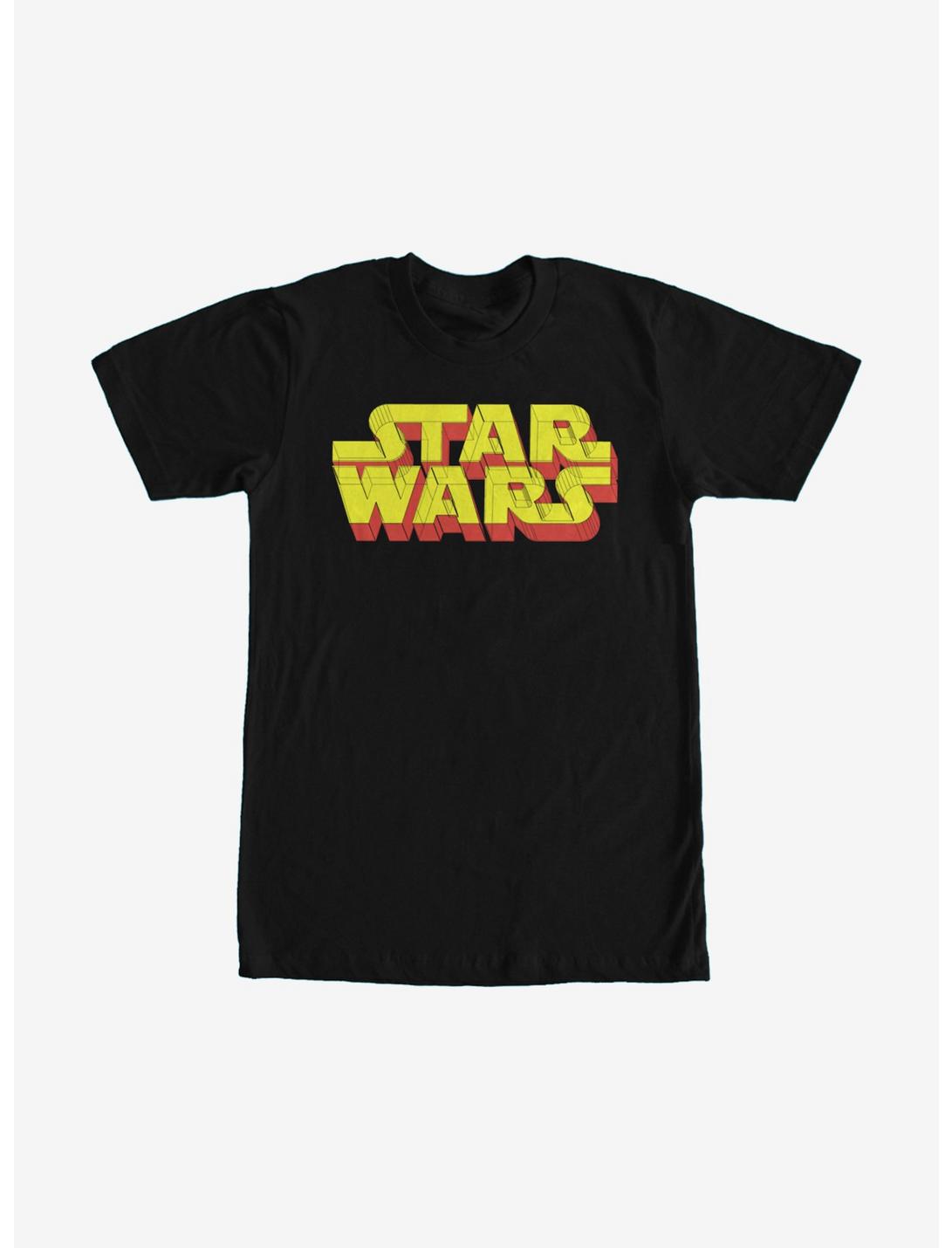 Star Wars Logo 3D T-Shirt, BLACK, hi-res