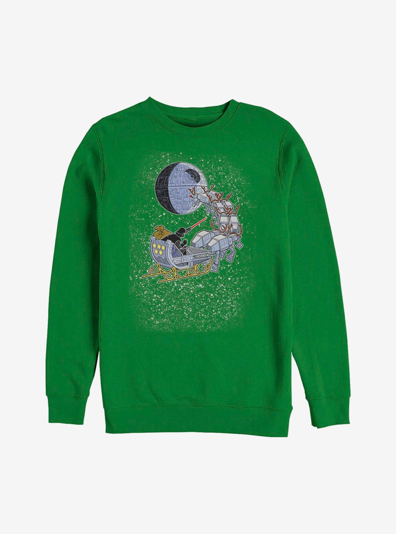 Star Wars Darth Vader Santa's Sleigh Sweatshirt, , hi-res