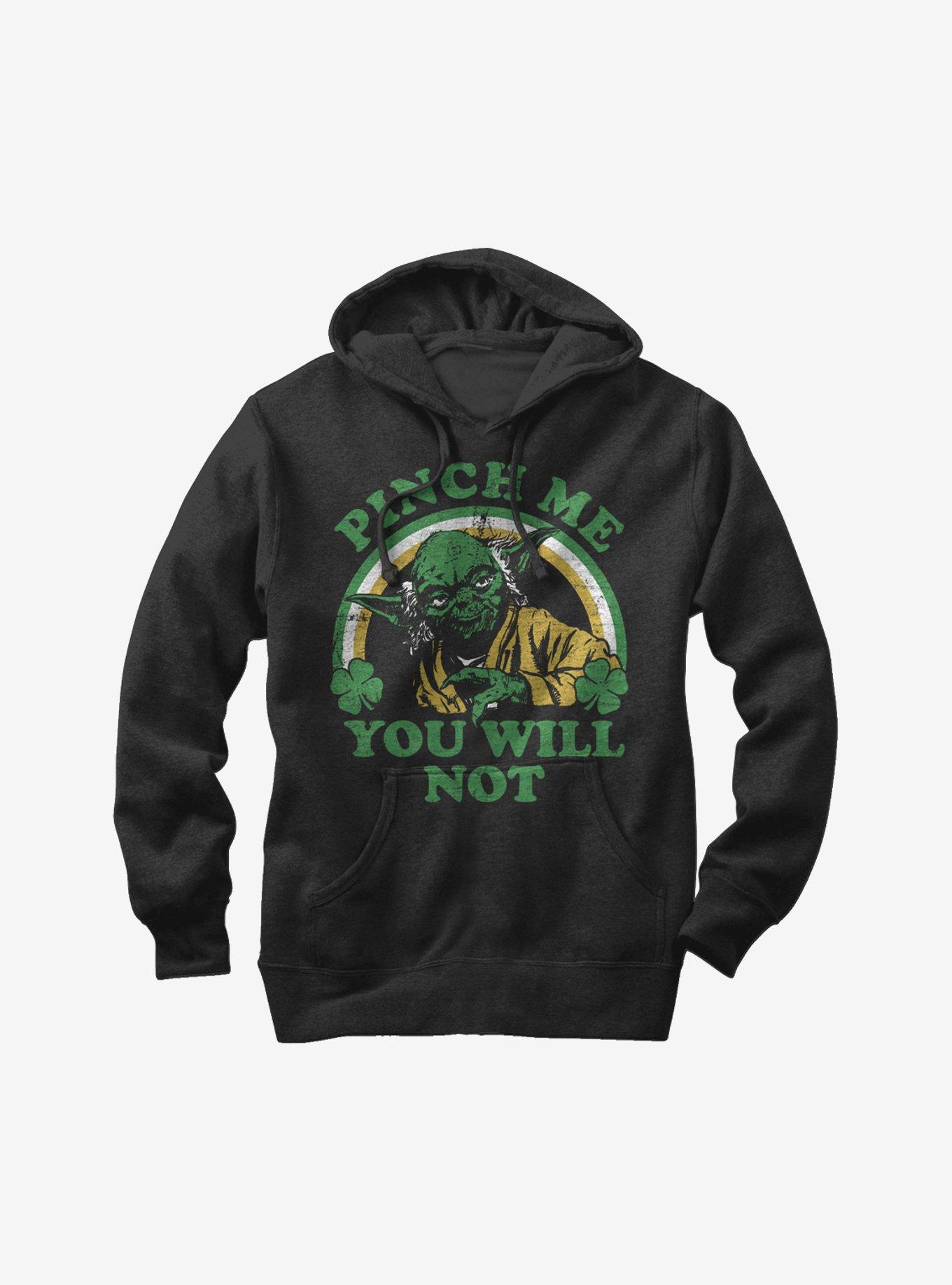 Star Wars Do Not Pinch Yoda Hoodie, BLACK, hi-res