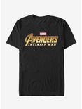 Marvel Avengers: Infinity War Filled Logo T-Shirt, BLACK, hi-res