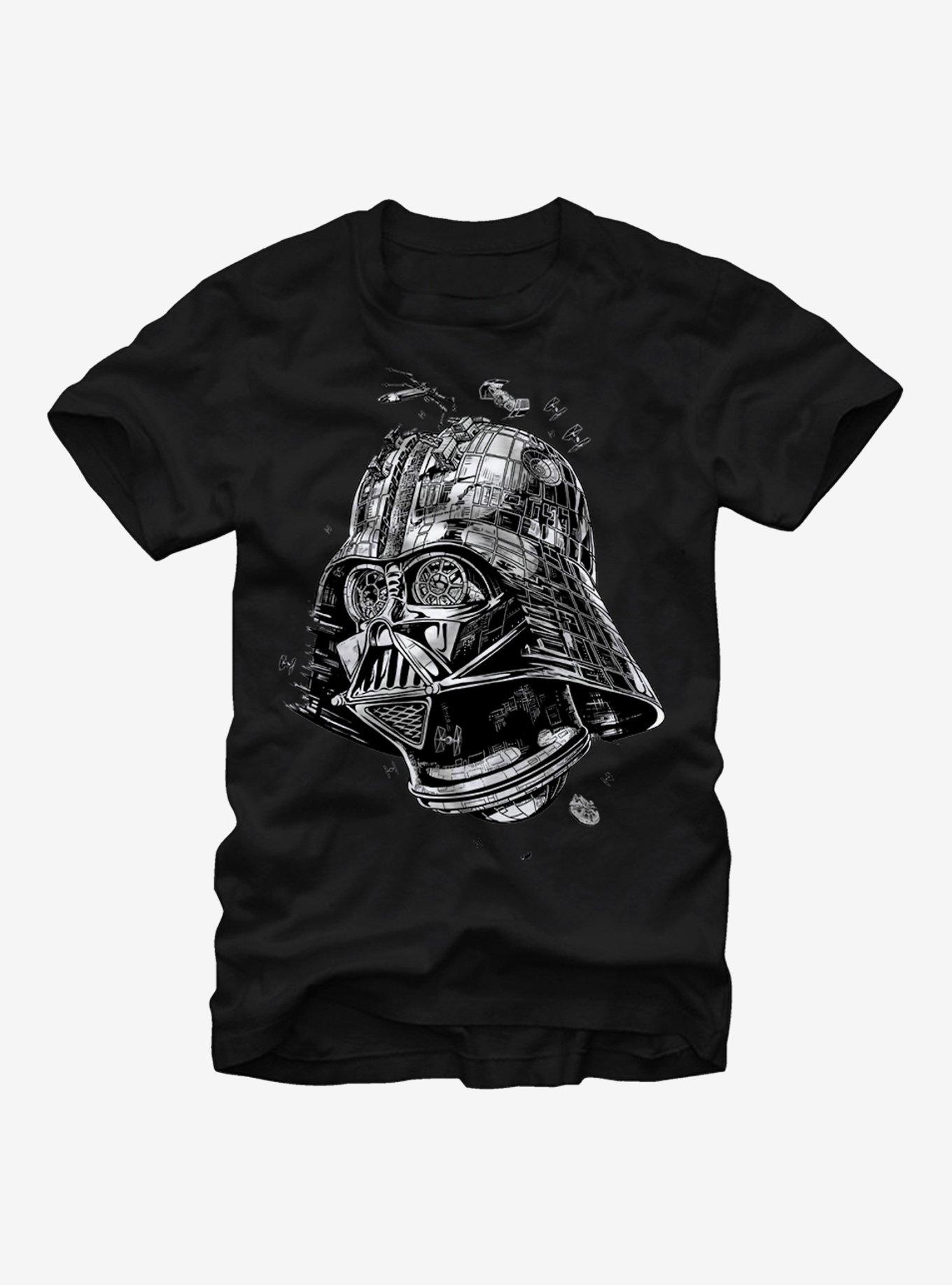 Star Wars Darth Vader Death Star T-Shirt, BLACK, hi-res