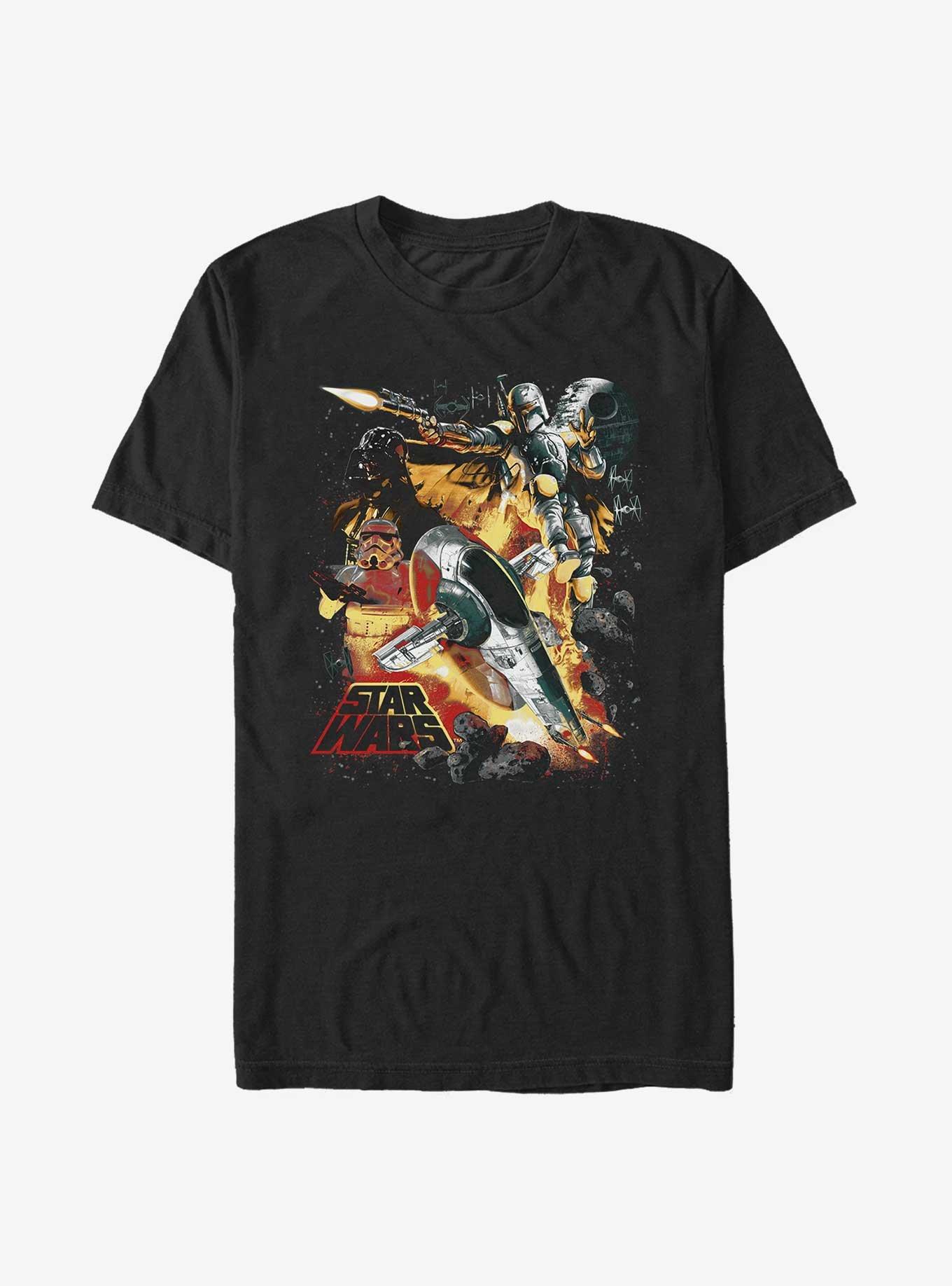 Star Wars Empire Space Montage T-Shirt, , hi-res