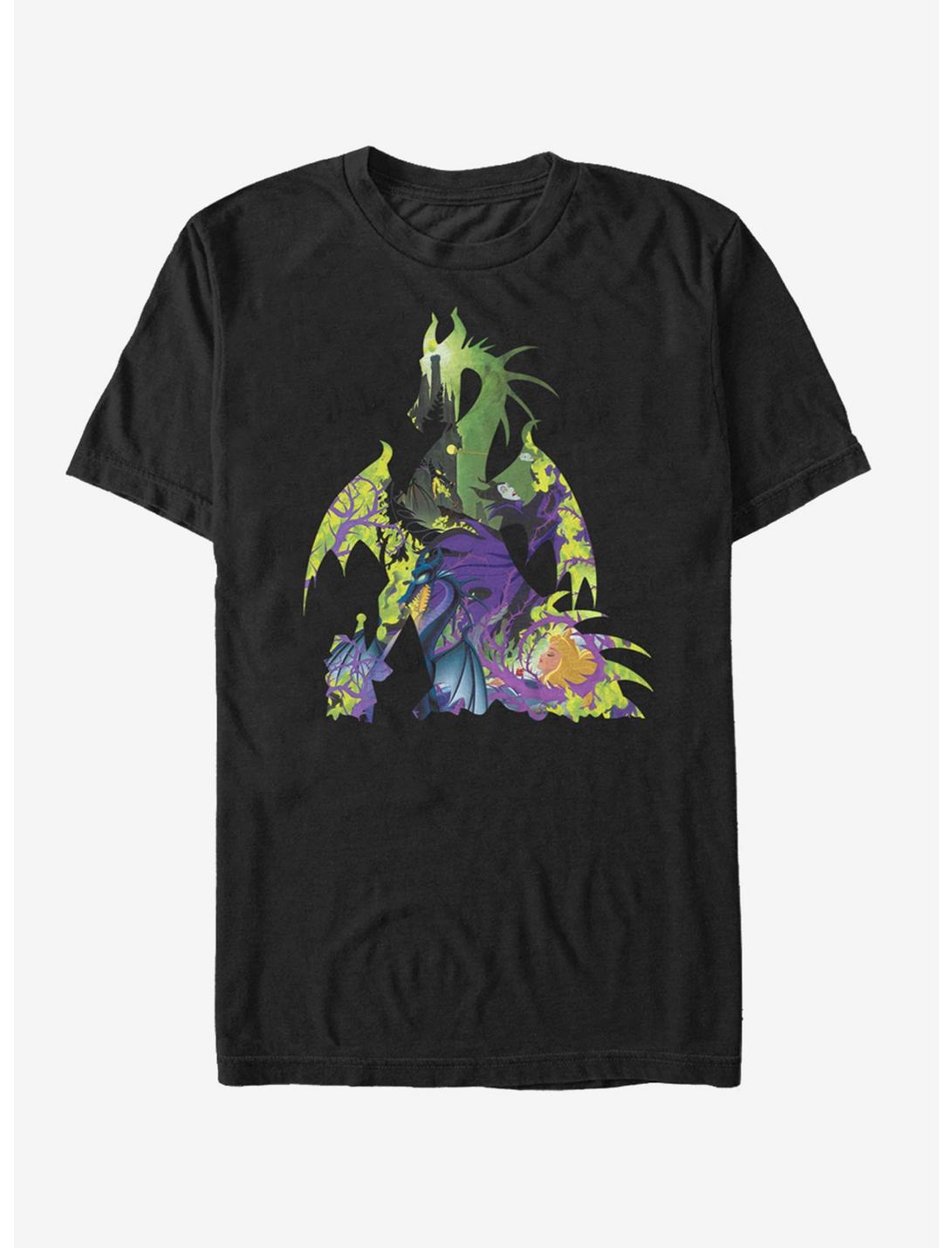 Disney Sleeping Beauty Maleficent Dragon T-Shirt, BLACK, hi-res