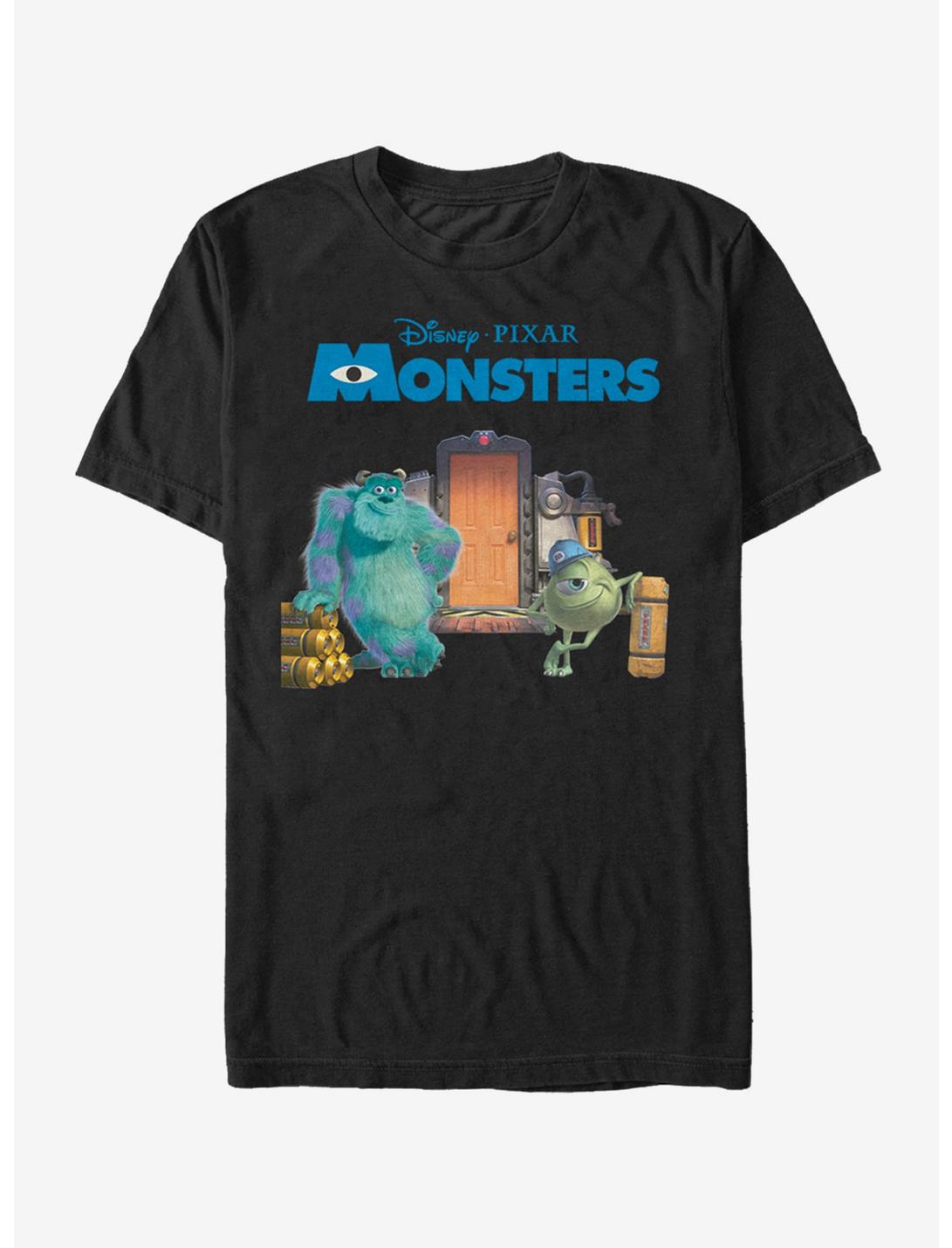 Monsters Inc. Mike and Sulley Scream Factory T-Shirt, BLACK, hi-res