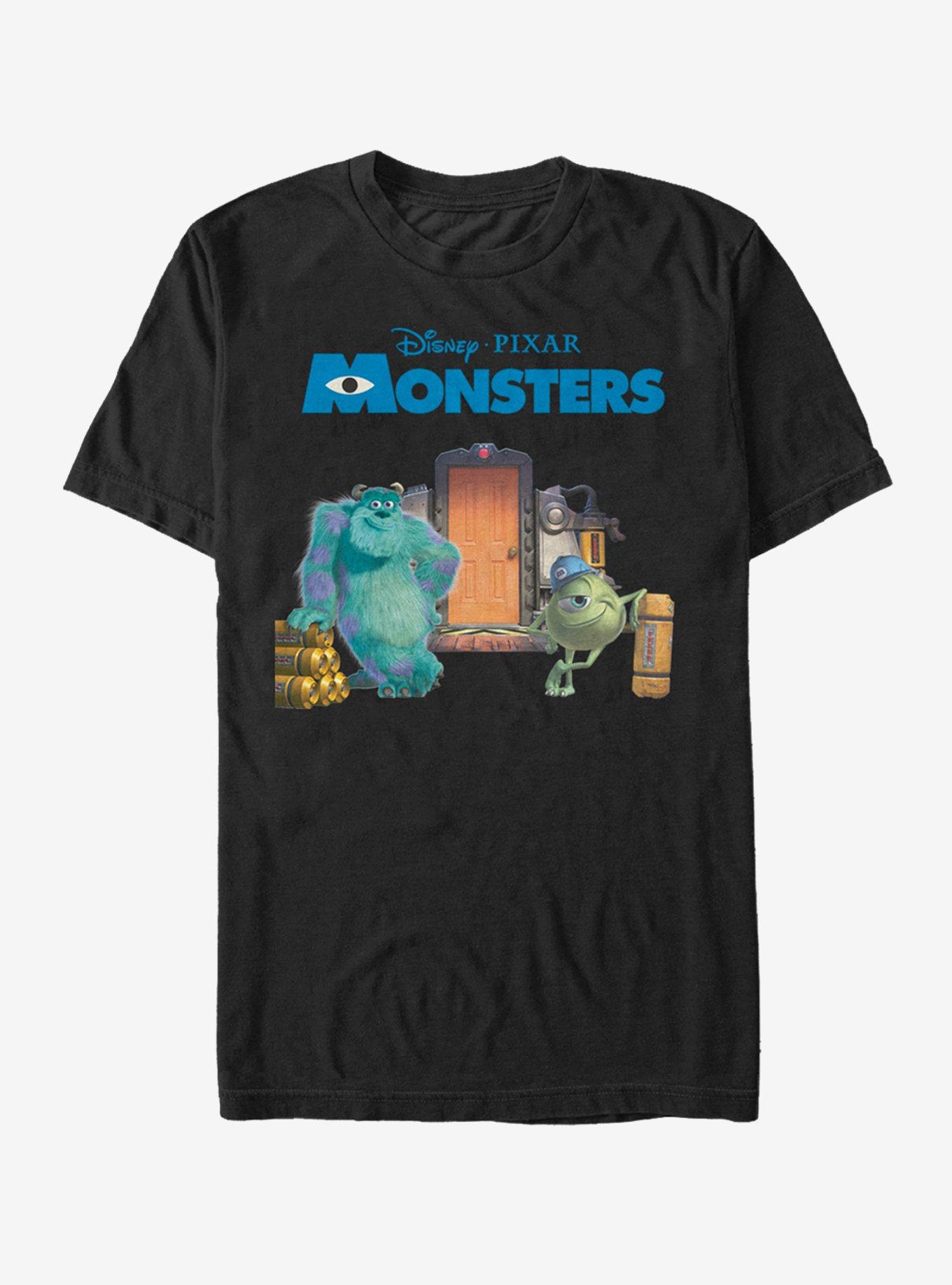 Monsters Inc. Mike and Sulley Scream Factory T-Shirt, BLACK, hi-res