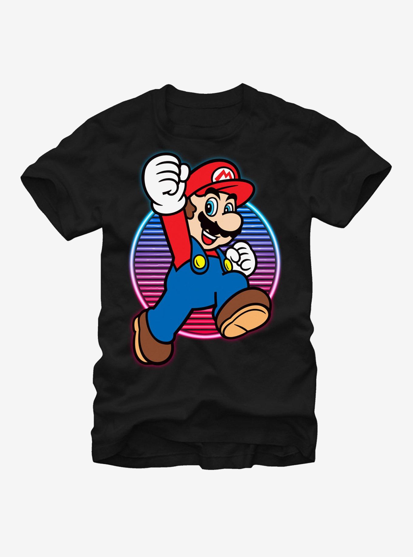Nintendo Neon Hero T-Shirt, BLACK, hi-res
