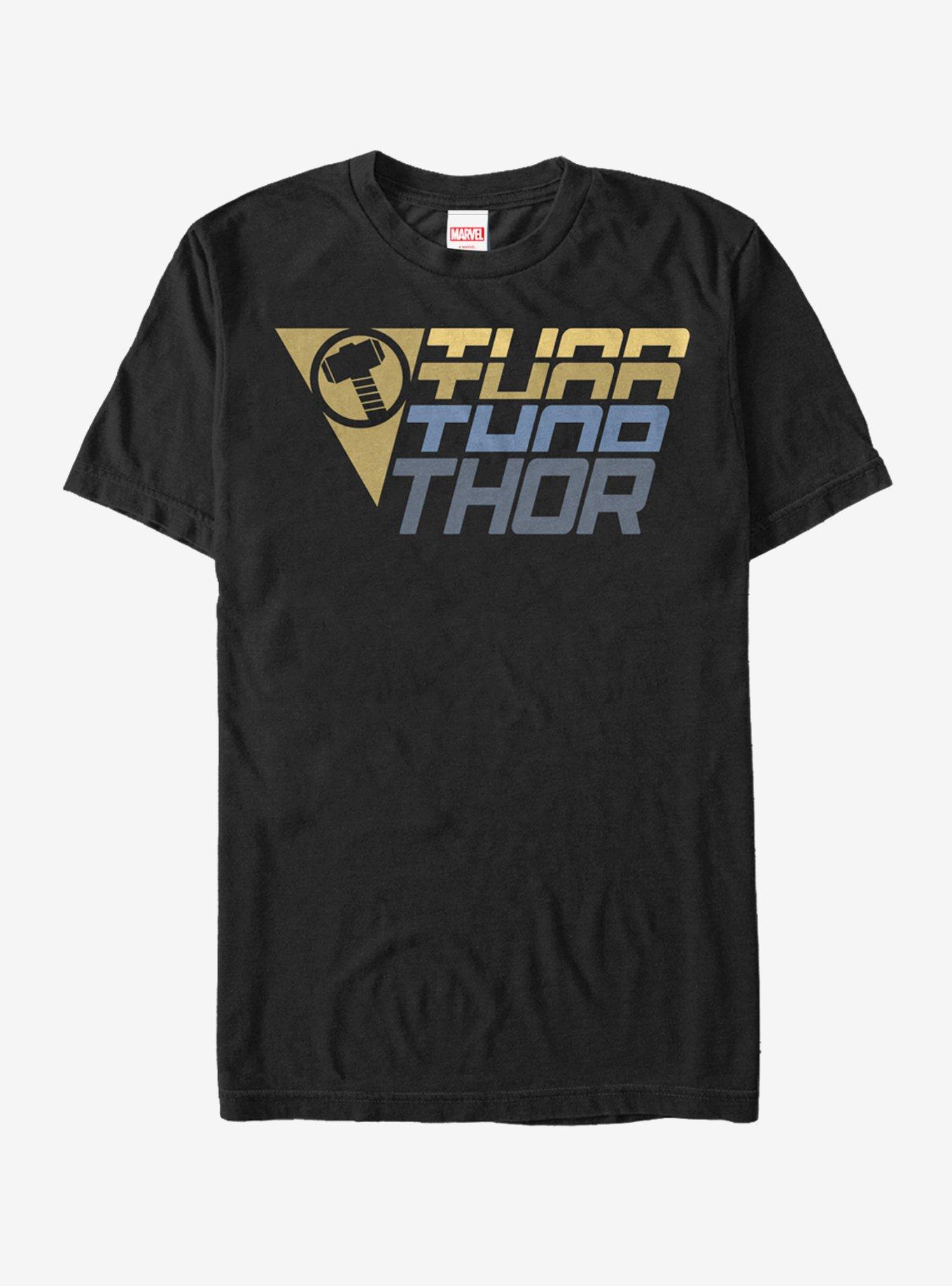 Marvel Thor Design T-Shirt, BLACK, hi-res