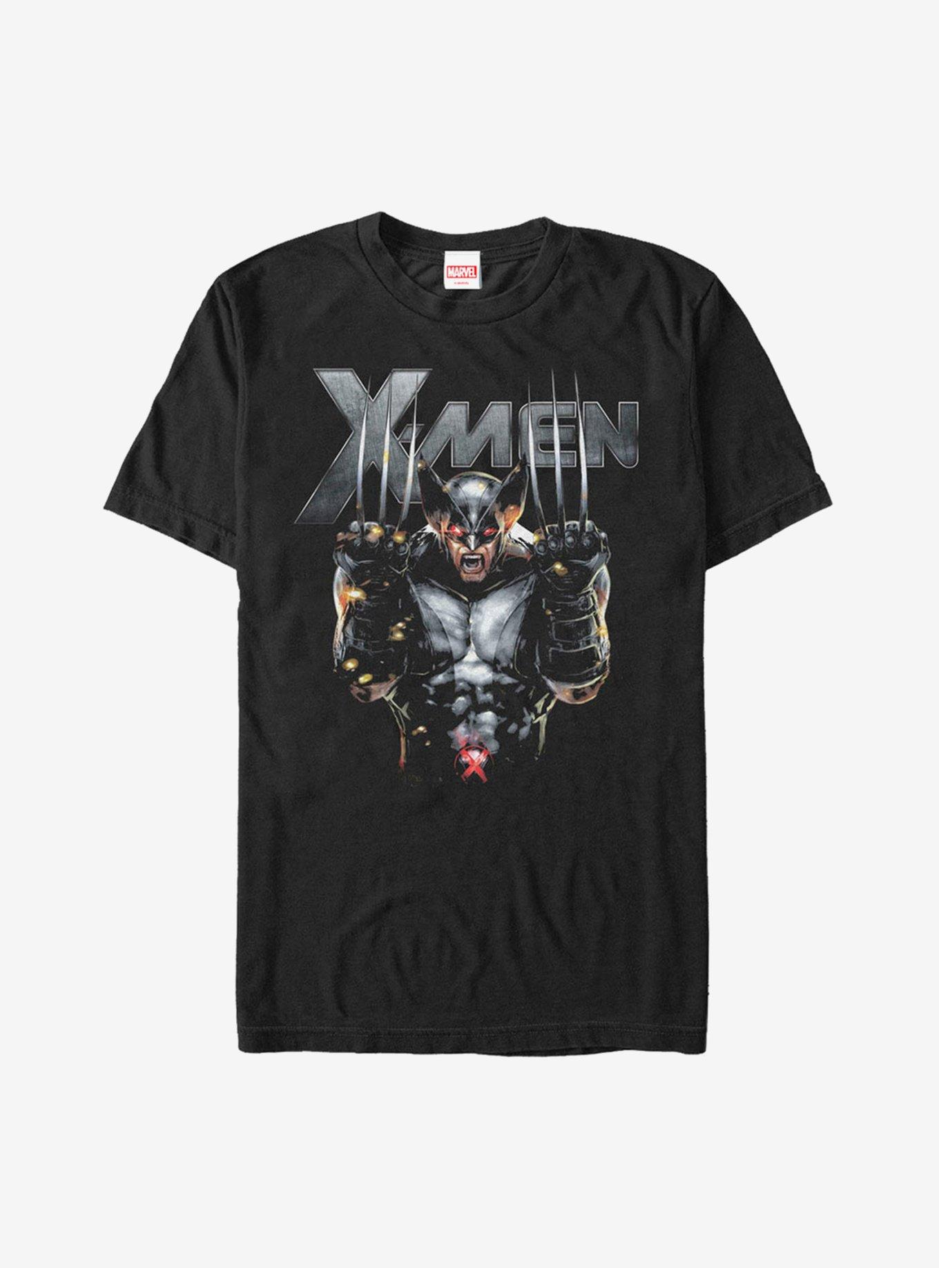 Marvel X-Men Wolverine Sharp Claws T-Shirt, BLACK, hi-res