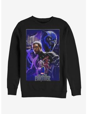 Marvel Black Panther 2018 Character Collage Girls Sweatshirt, , hi-res