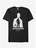 Marvel Avengers: Infinity War Captain America Silhouette T-Shirt, BLACK, hi-res