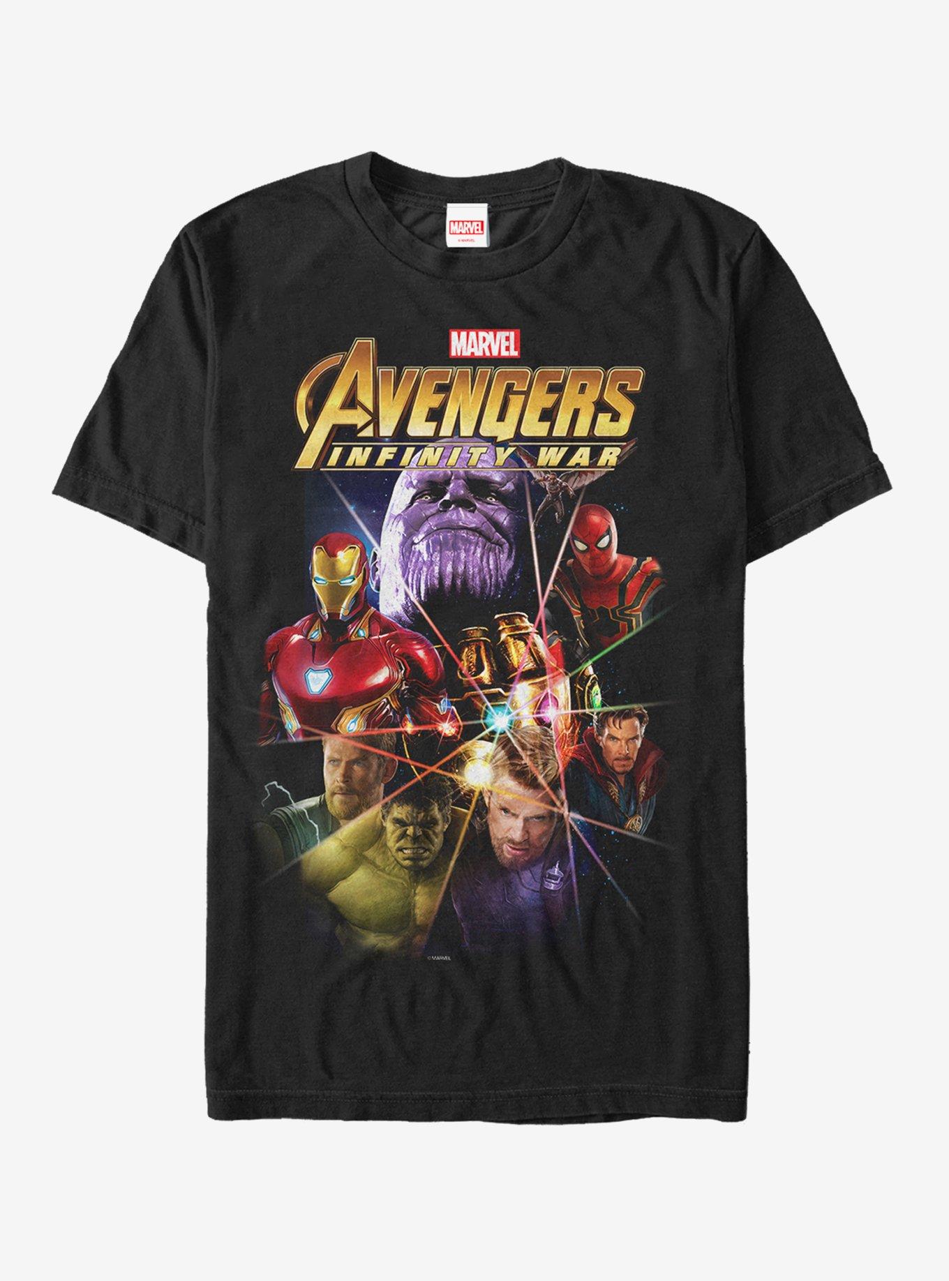 Marvel Avengers: Infinity War Prism T-Shirt, BLACK, hi-res