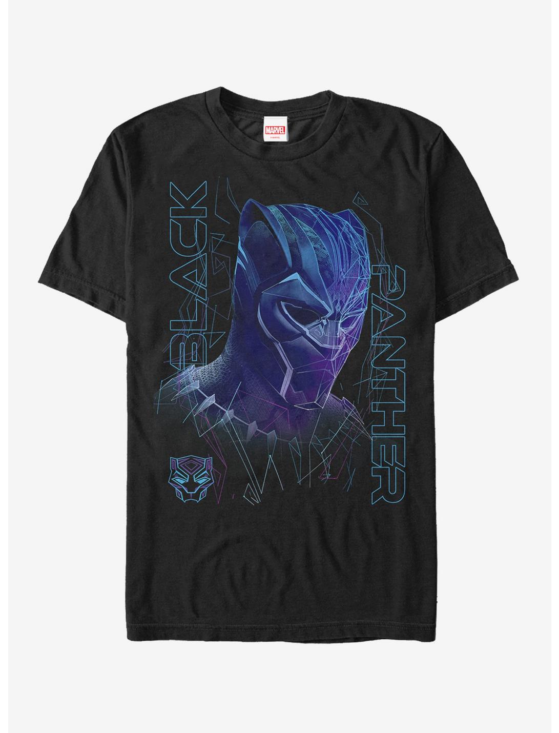 Marvel Black Panther 2018 3D Pattern T-Shirt, BLACK, hi-res