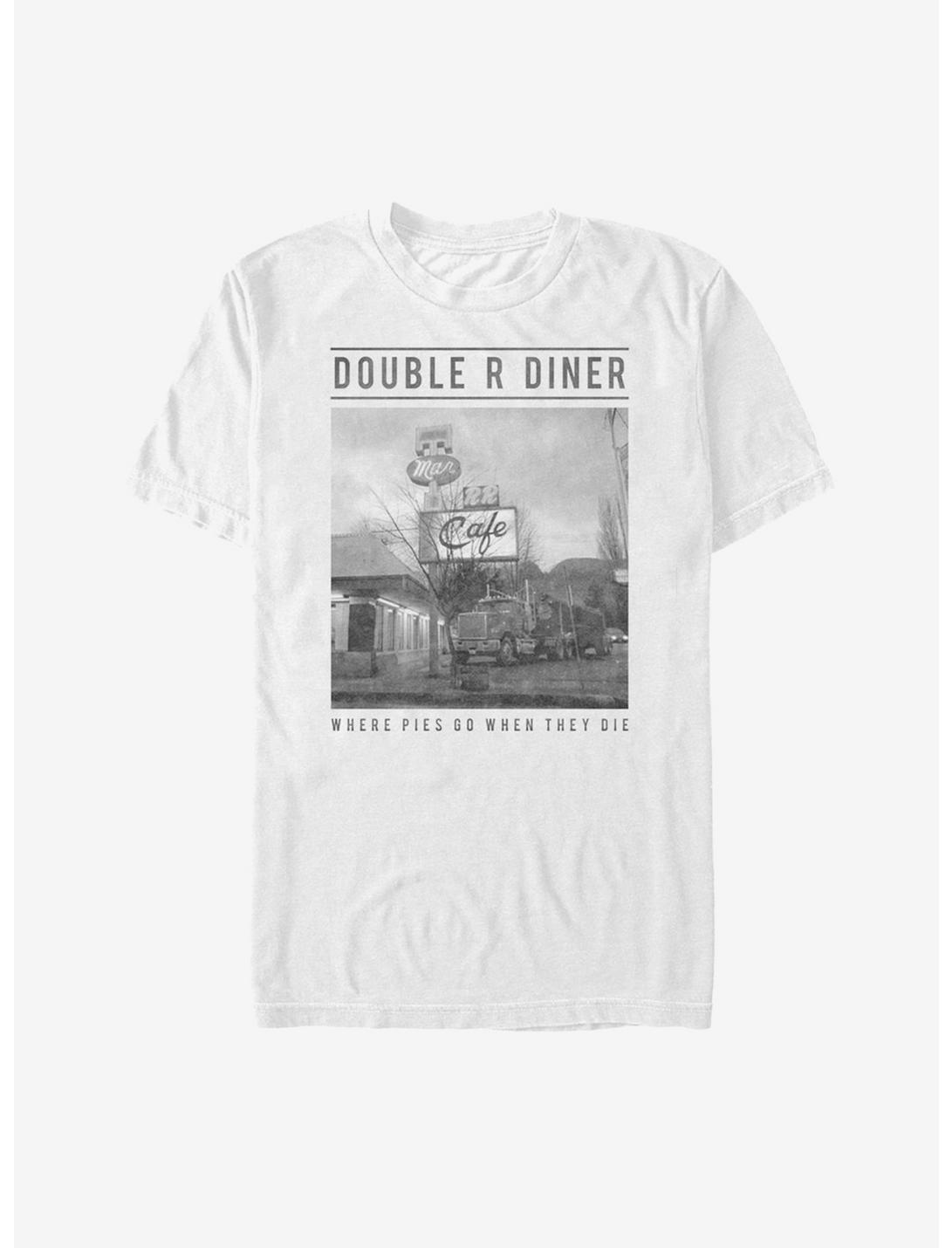 Twin Peaks Double R Diner Pie Heaven T-Shirt, WHITE, hi-res