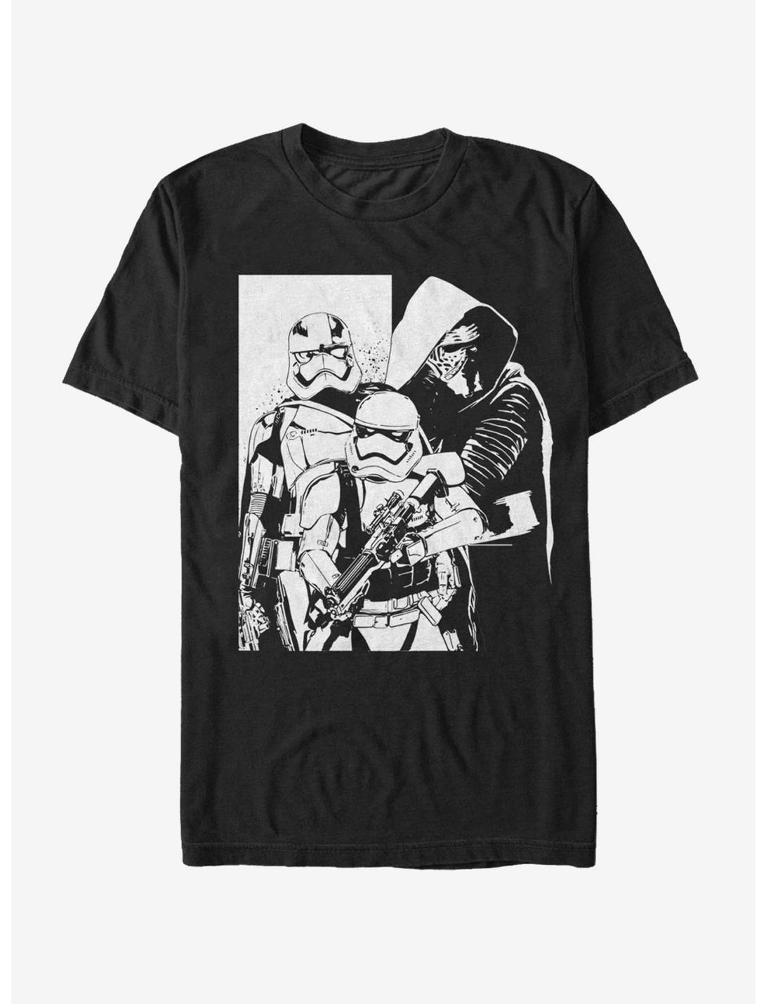 Star Wars First Order Three T-Shirt, BLACK, hi-res