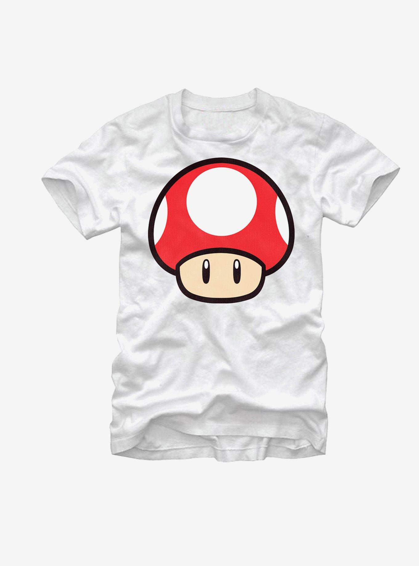 Nintendo Mario Mushroom T-Shirt, WHITE, hi-res