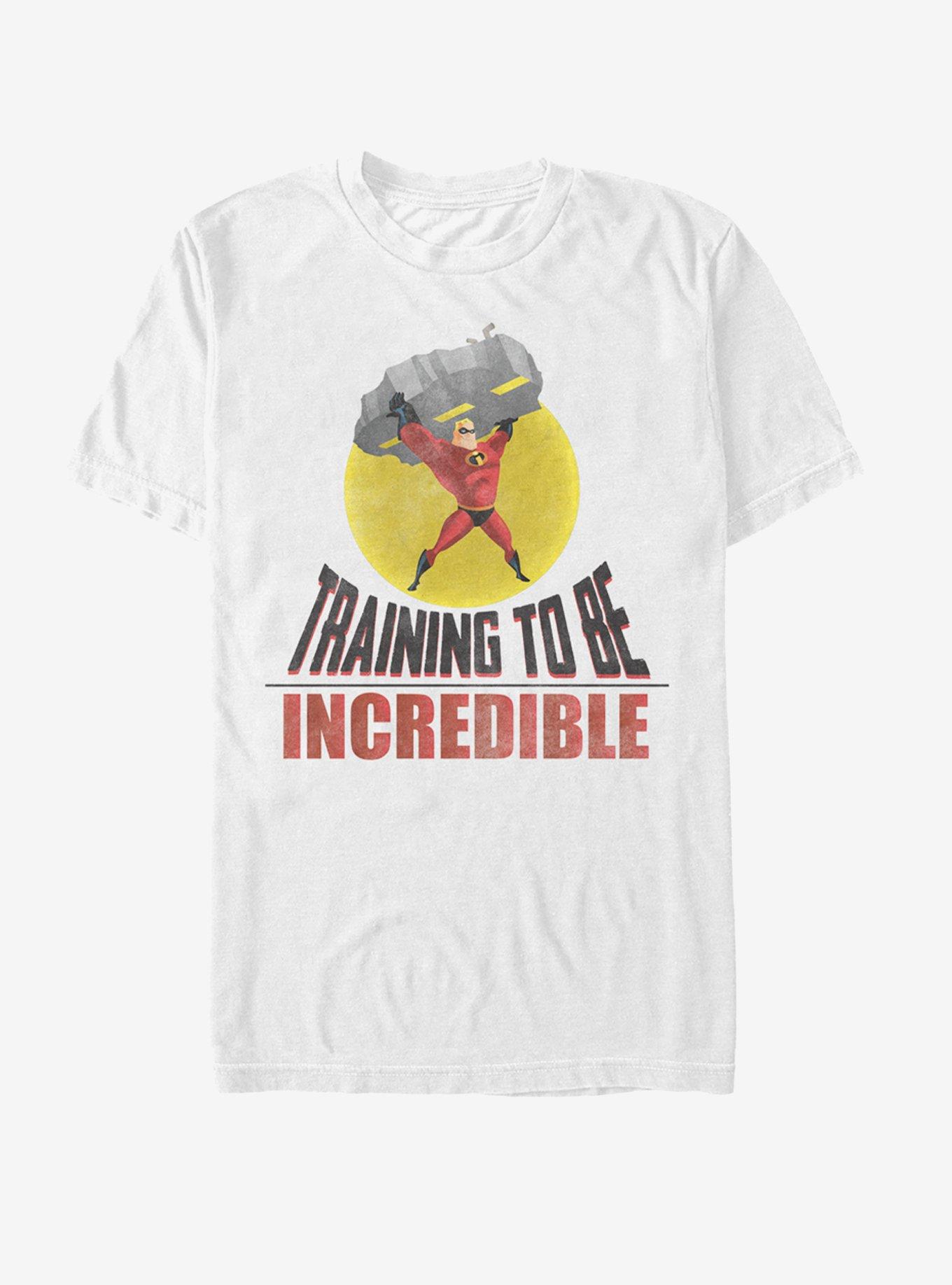 Disney Pixar The Incredibles Training To Be Incredible T-Shirt, WHITE, hi-res