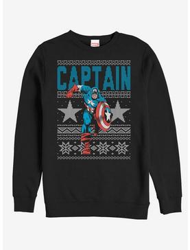 Marvel Captain America Star Ugly Christmas Sweater Sweatshirt, , hi-res