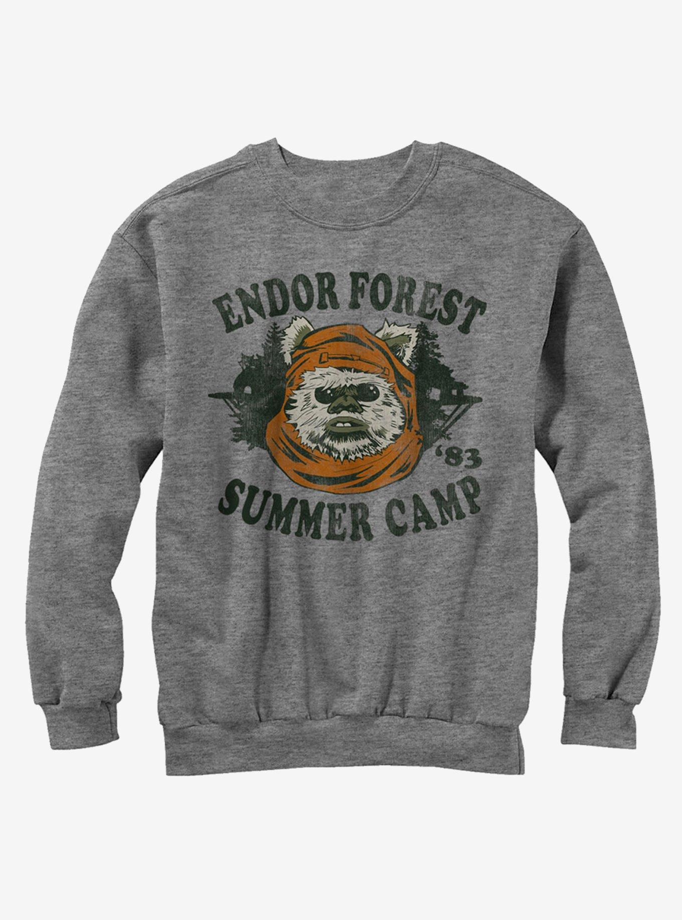 Star Wars Ewok Summer Camp Sweatshirt, ATH HTR, hi-res