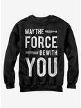 Star Wars May the Force Be With You Lightsaber Sweatshirt, BLACK, hi-res
