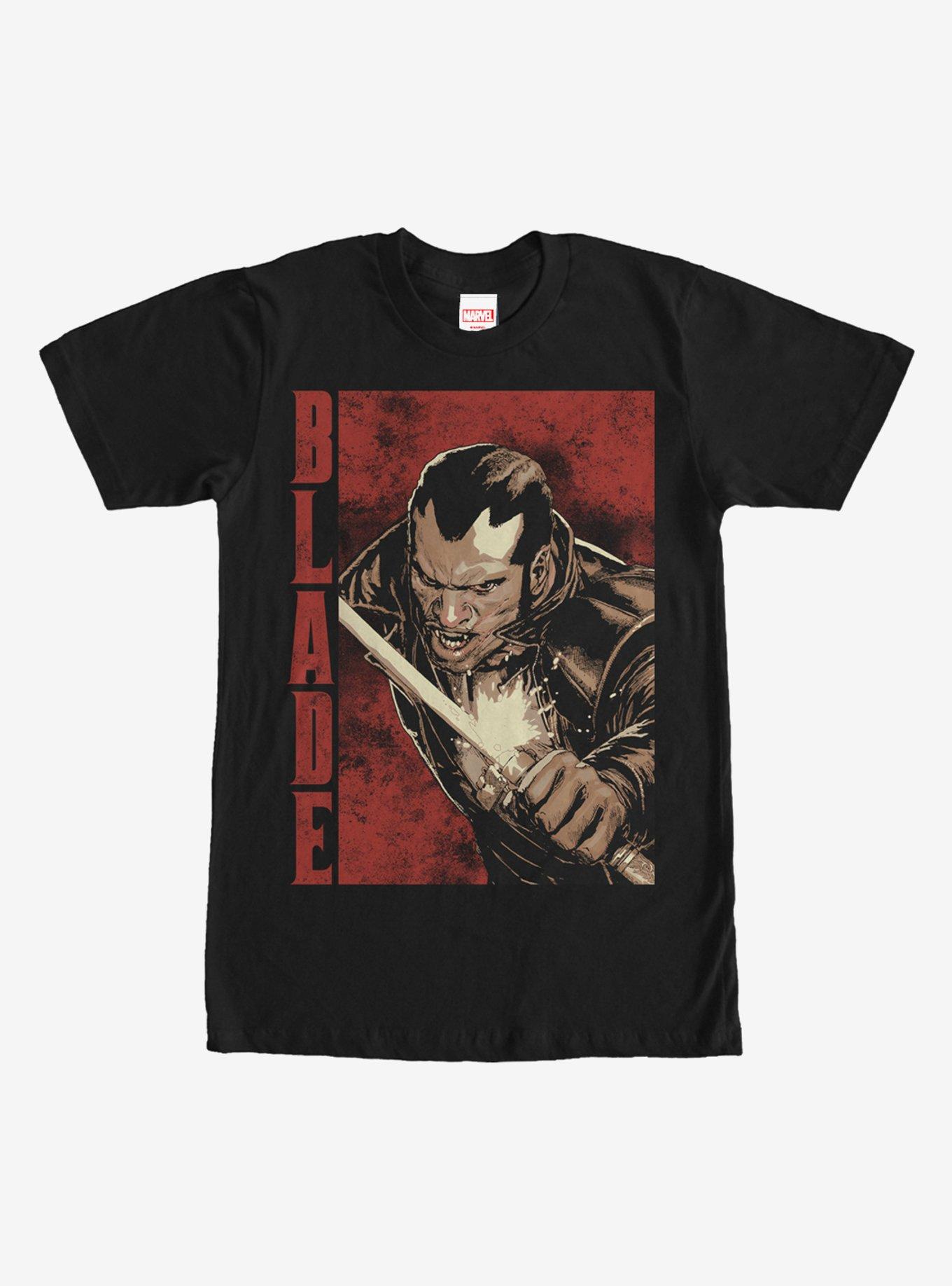 Marvel Blade Vampire Hunter Weapon T-Shirt