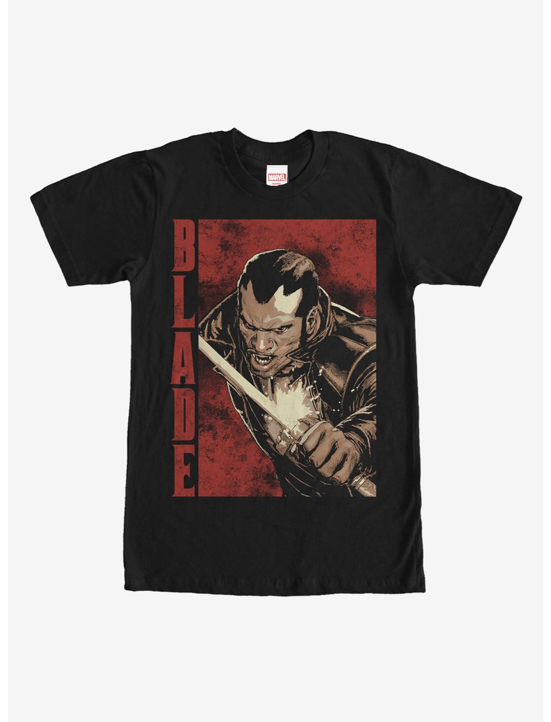 Marvel Blade Vampire Hunter Weapon T-Shirt, BLACK, hi-res