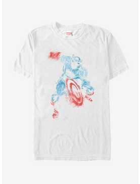 Marvel Captain America Watercolor T-Shirt, , hi-res
