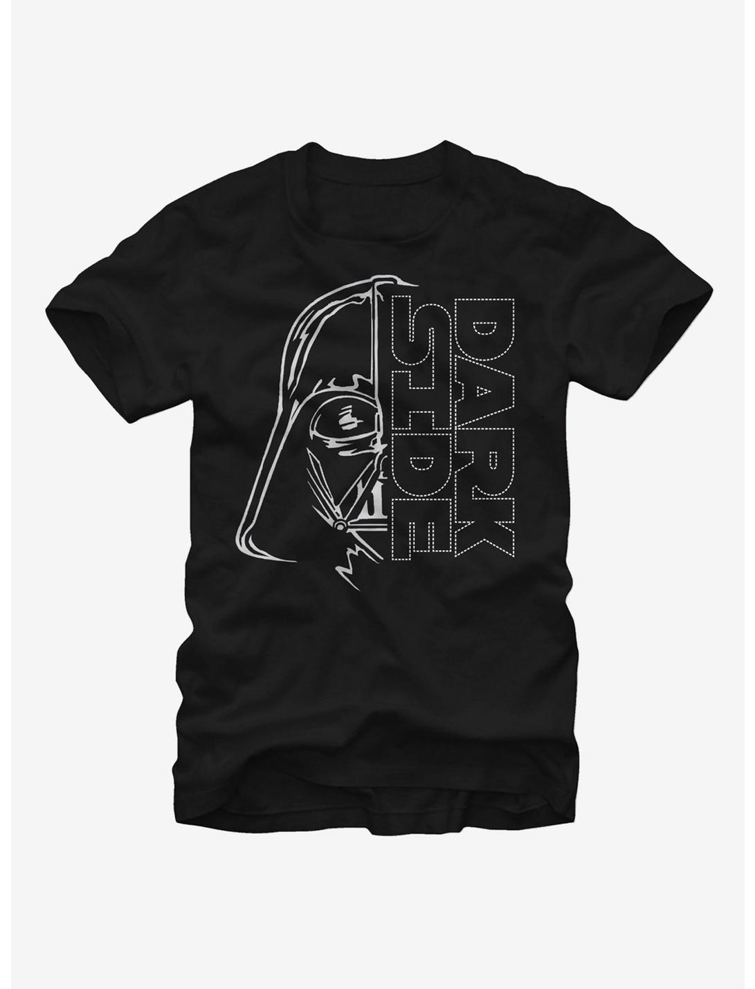 Star Wars Darth Vader Dark Side Two Face T-Shirt, BLACK, hi-res