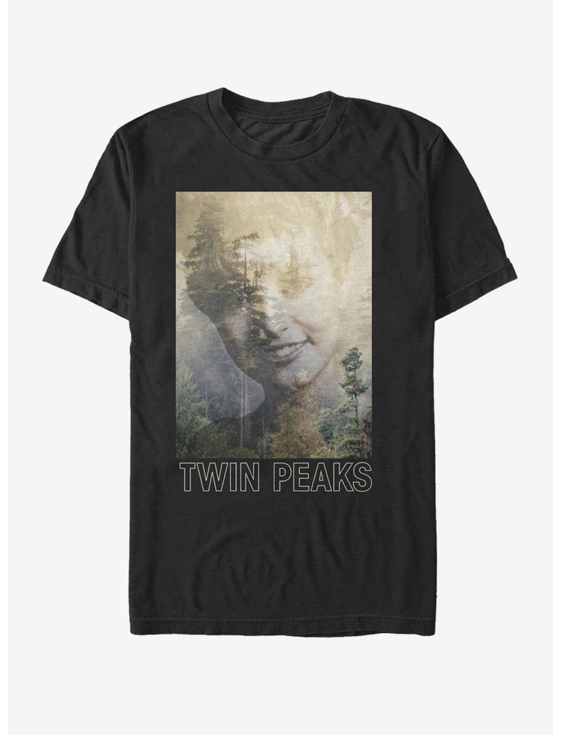 Twin Peaks Laura Palmer Poster T-Shirt, BLACK, hi-res