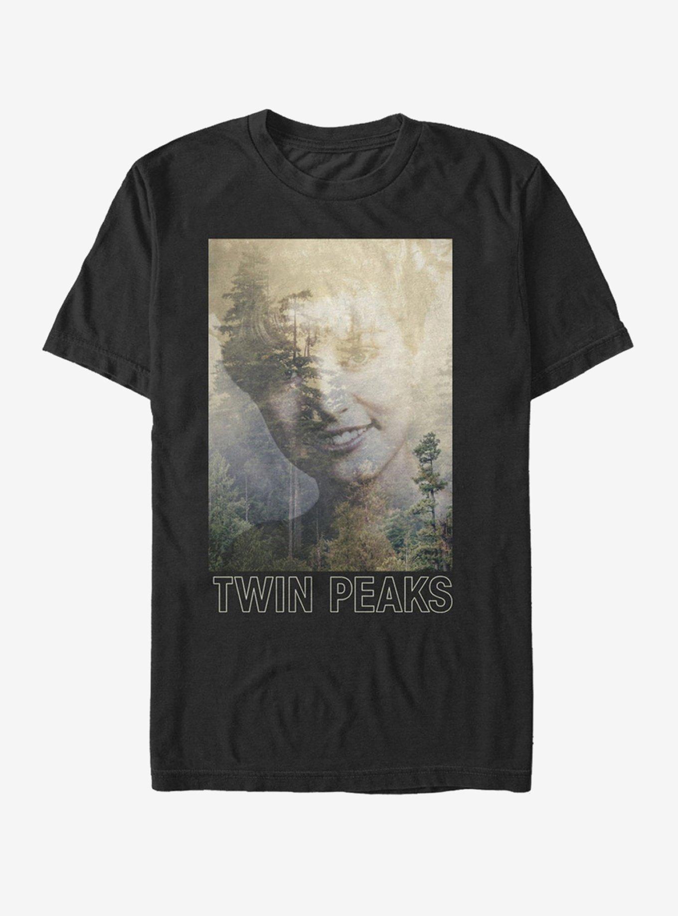 Twin Peaks Laura Palmer Poster T-Shirt, BLACK, hi-res