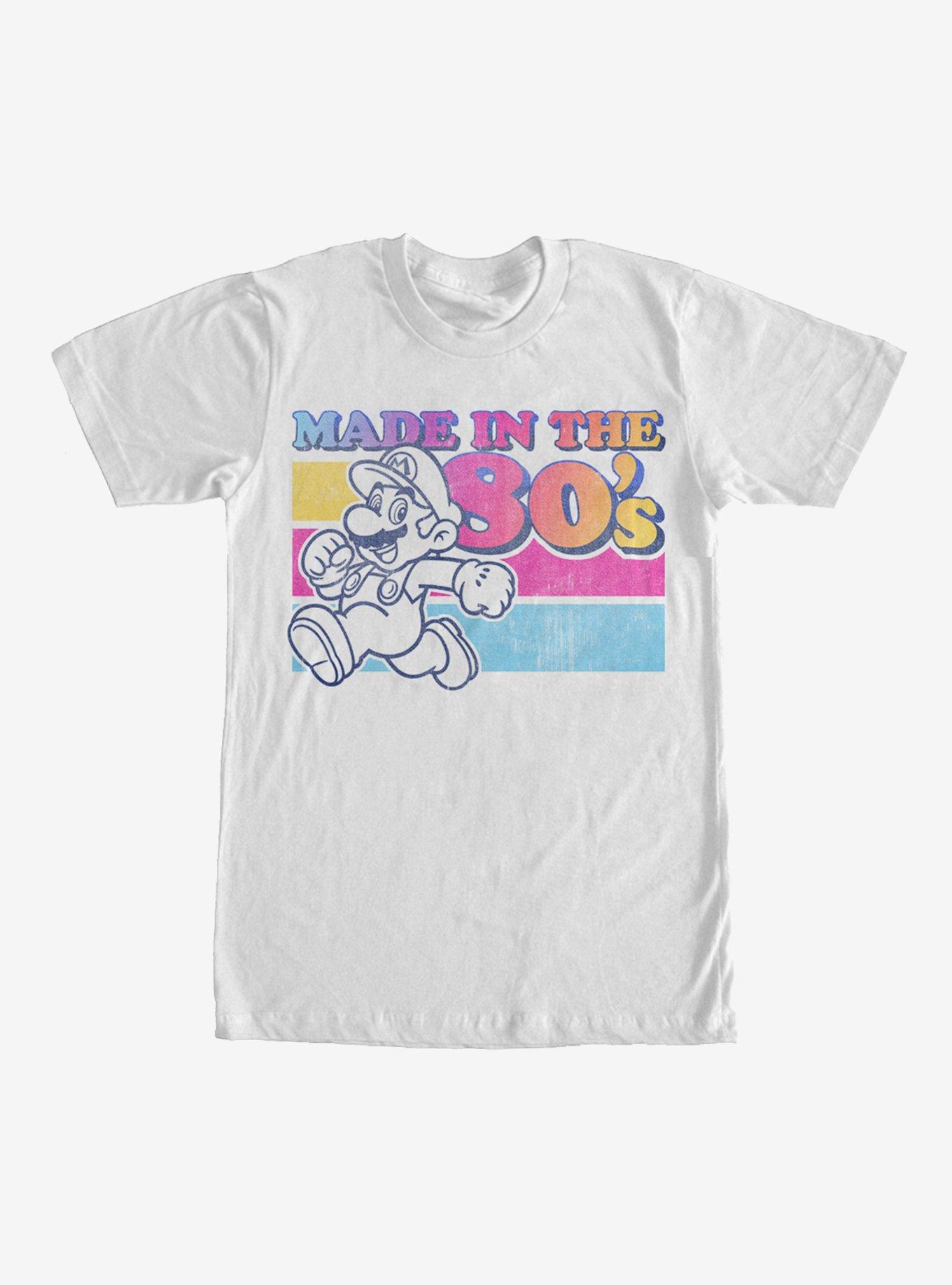 Nintendo Mario Made in the Eighties T-Shirt, WHITE, hi-res