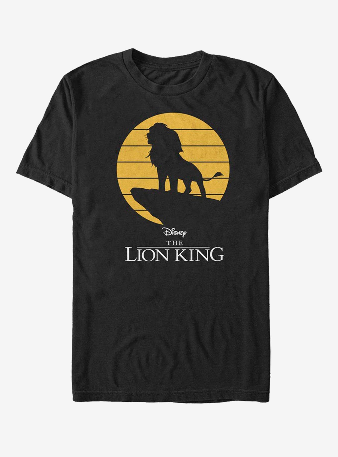 Lion King Simba Pride Rock T-Shirt - BLACK | Hot Topic