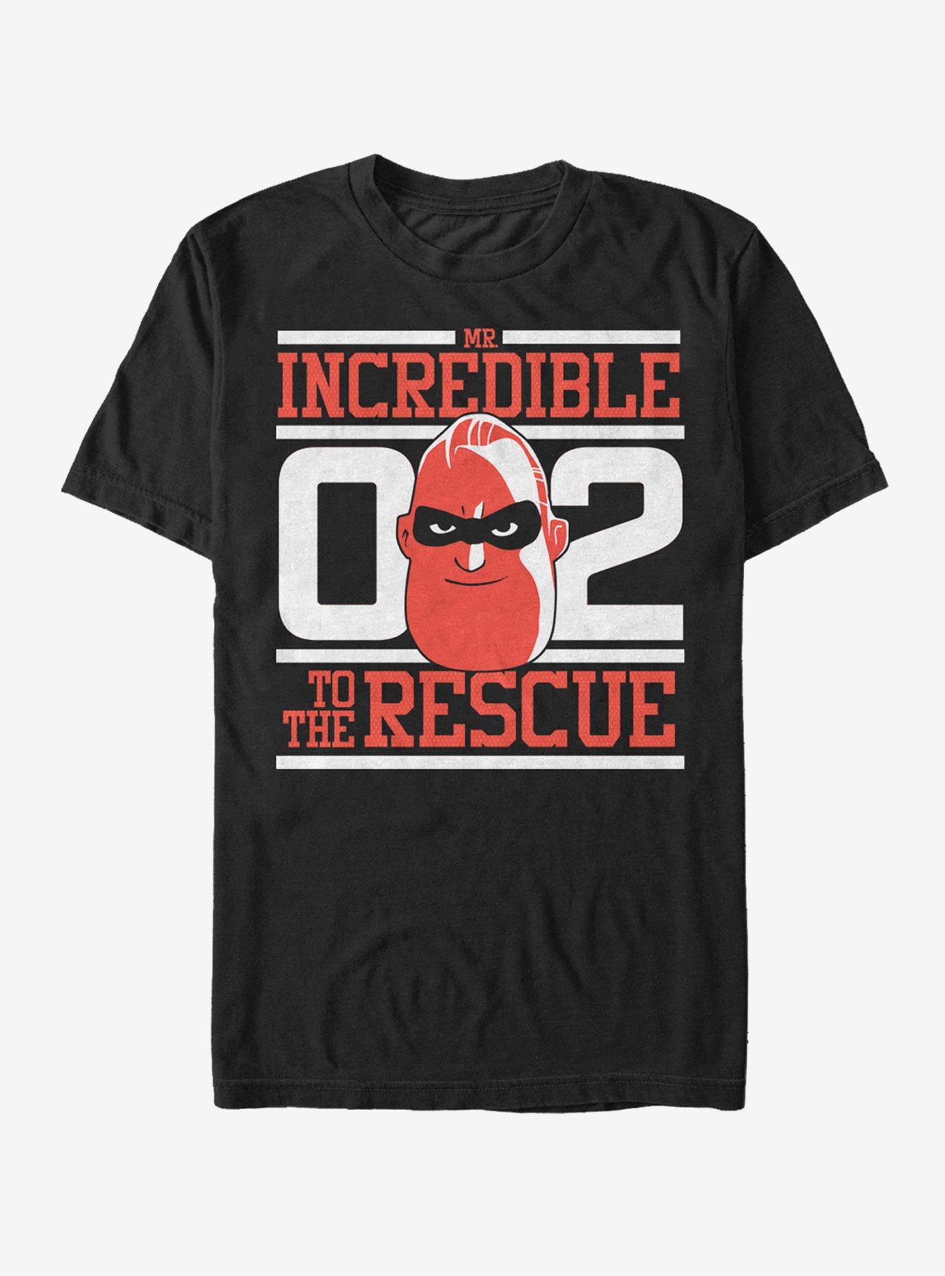 Disney Pixar The Incredibles To The Rescue T-Shirt, BLACK, hi-res