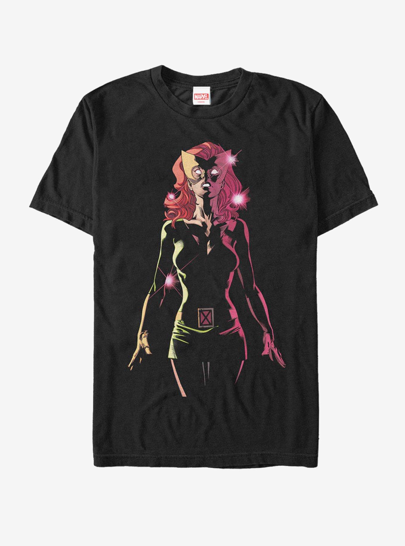 Marvel X-Men Jean Grey Lights T-Shirt, BLACK, hi-res