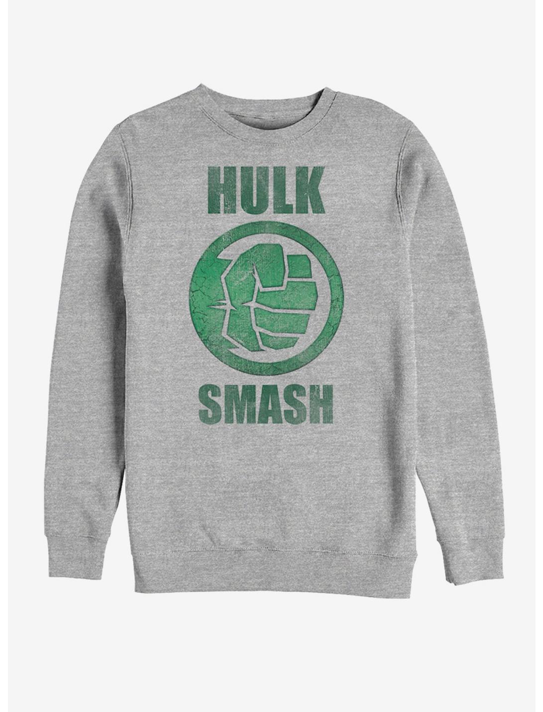 Marvel Hulk Smash Sweatshirt, ATH HTR, hi-res