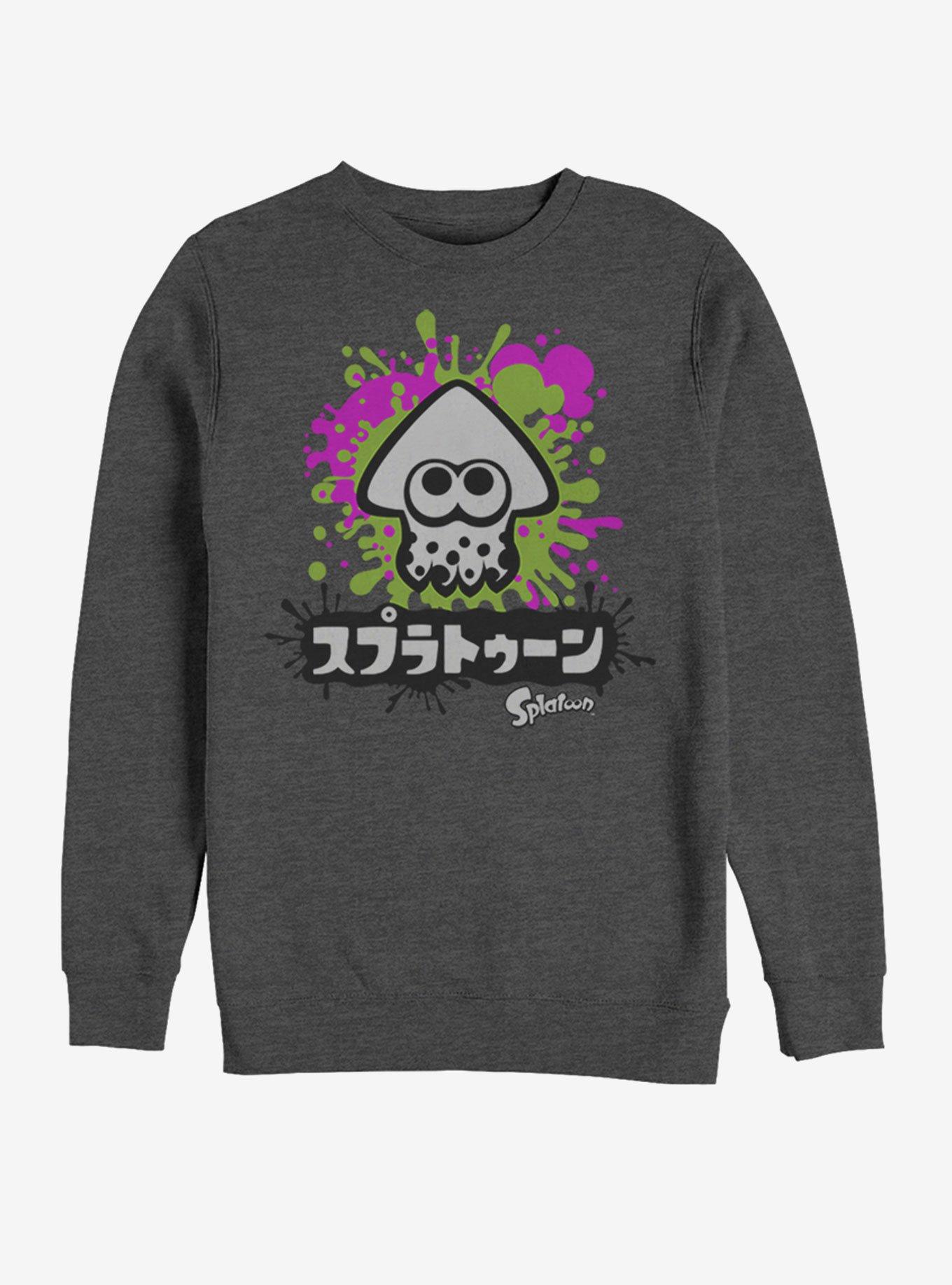 Nintendo Splatoon White Inkling Squid Sweatshirt, , hi-res