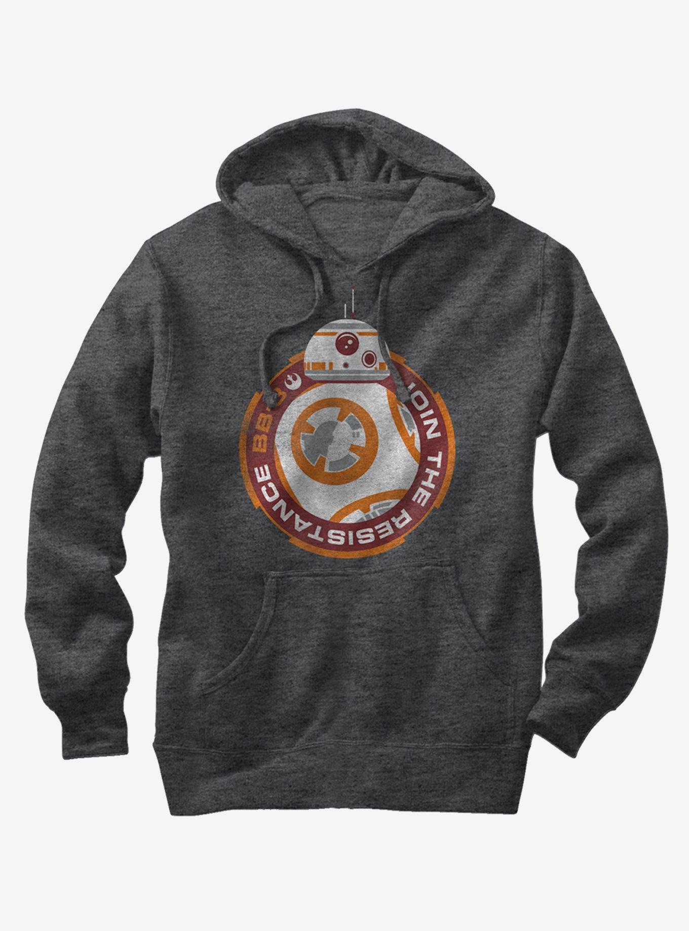 Star Wars BB-8 Join the Resistance Hoodie, CHAR HTR, hi-res