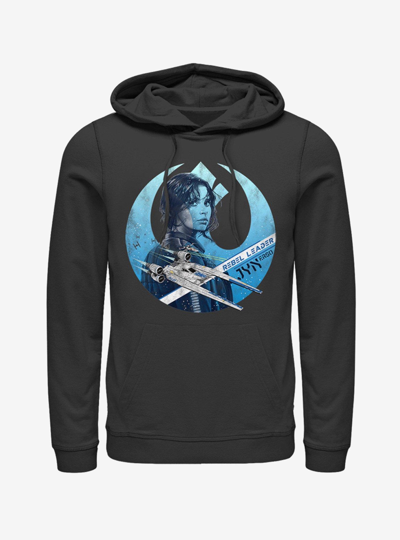 Star Wars Jyn Erso Rebel Crest Hoodie, , hi-res