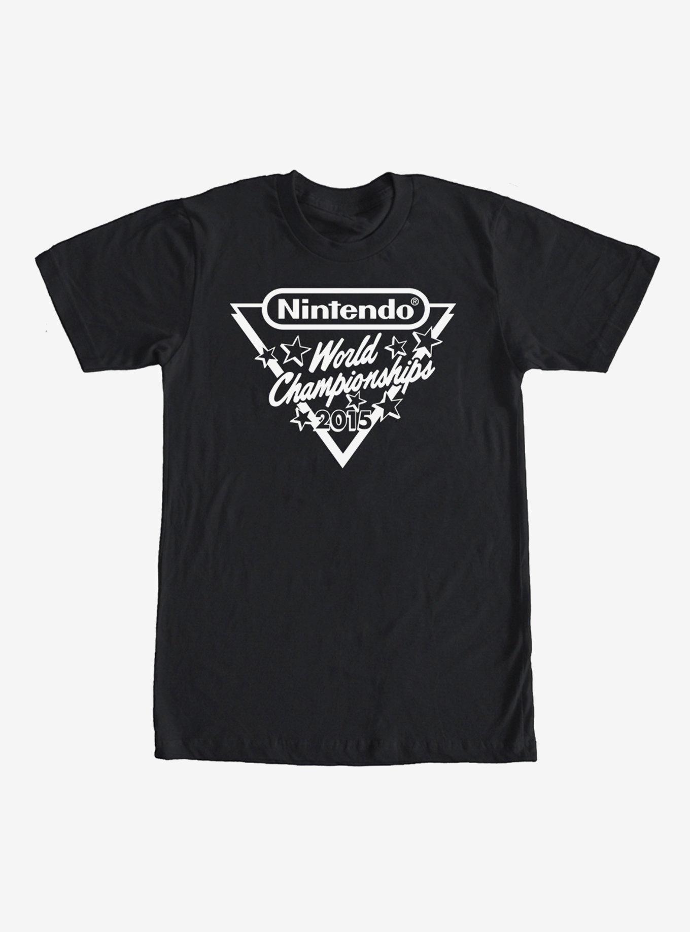 Nintendo Classic World Championships 2015 T-Shirt, BLACK, hi-res