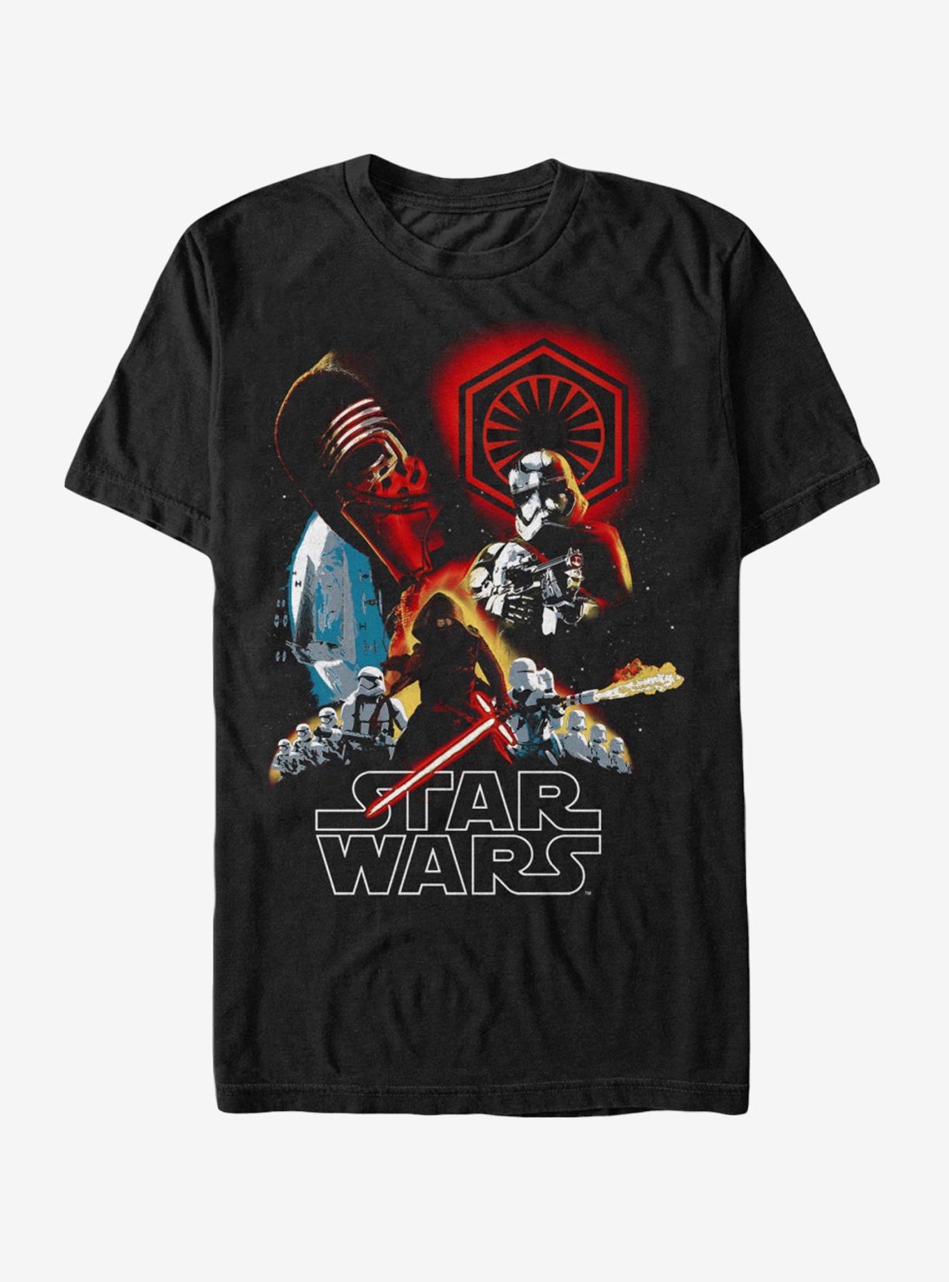 Star Wars First Order Art T-Shirt, BLACK, hi-res