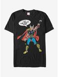 Marvel I am the Mighty Thor T-Shirt, BLACK, hi-res