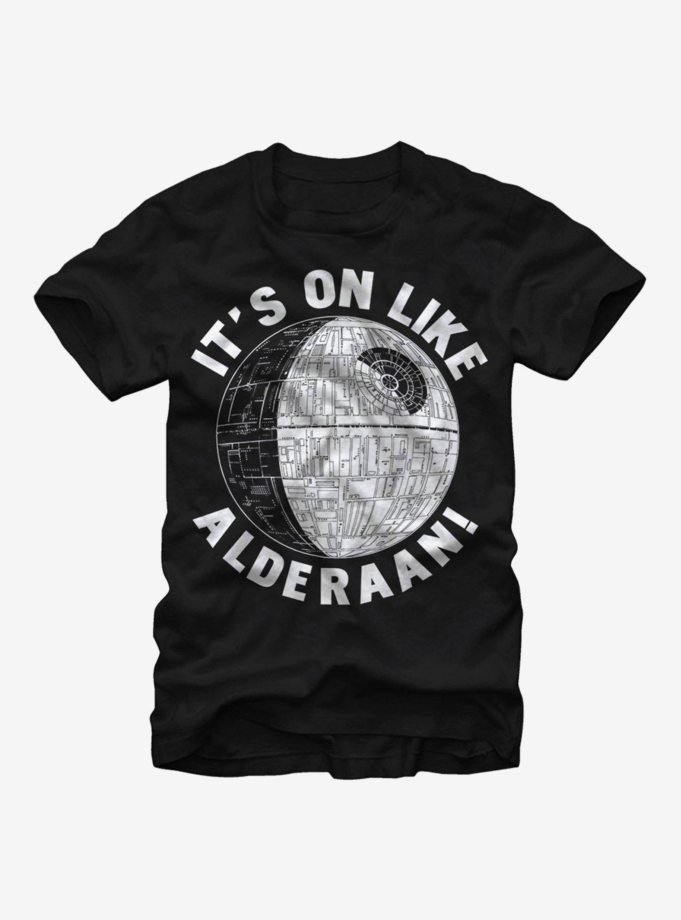 Star Wars It's On Like Alderaan T-Shirt, BLACK, hi-res