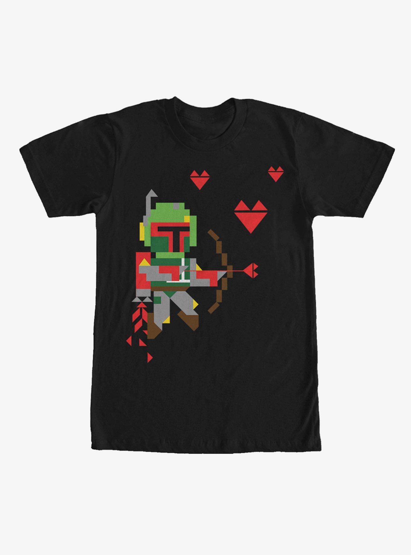 Star Wars Valentine's Day Boba Fett Cupid T-Shirt