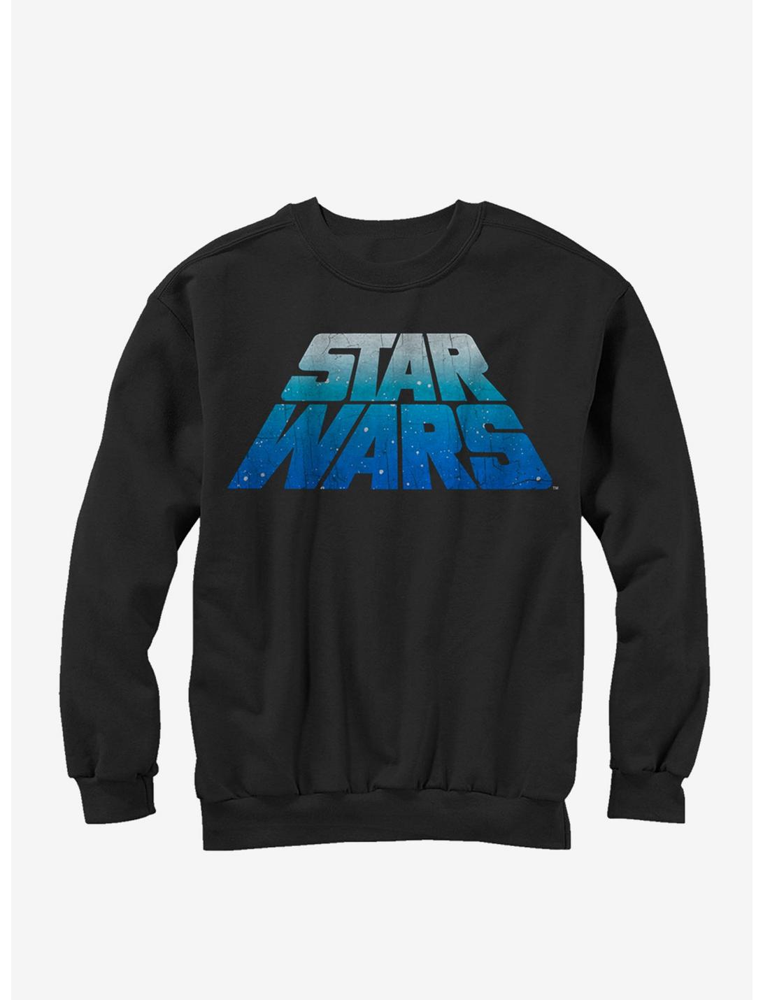 Star Wars Space Logo Sweatshirt, BLACK, hi-res