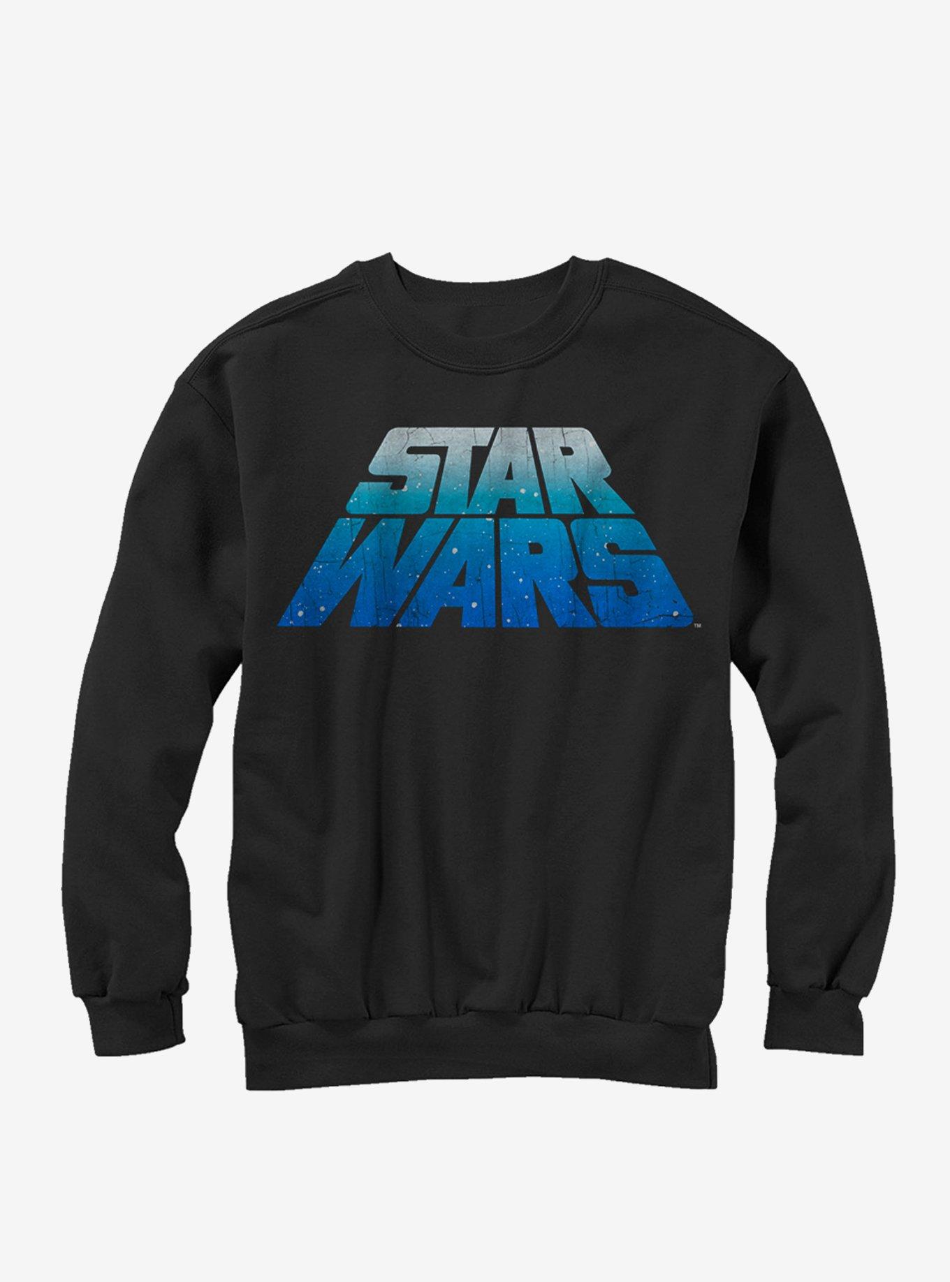 Star Wars Space Logo Sweatshirt, BLACK, hi-res