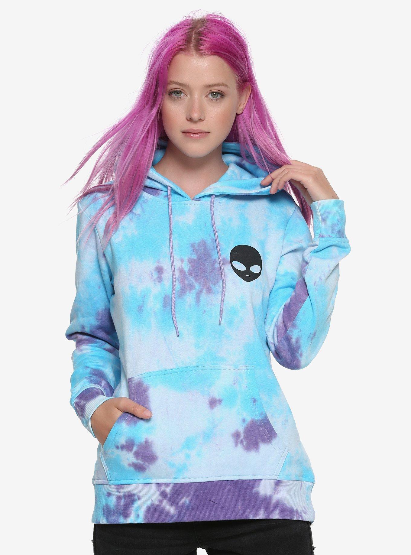 Hot topic tie online dye hoodie