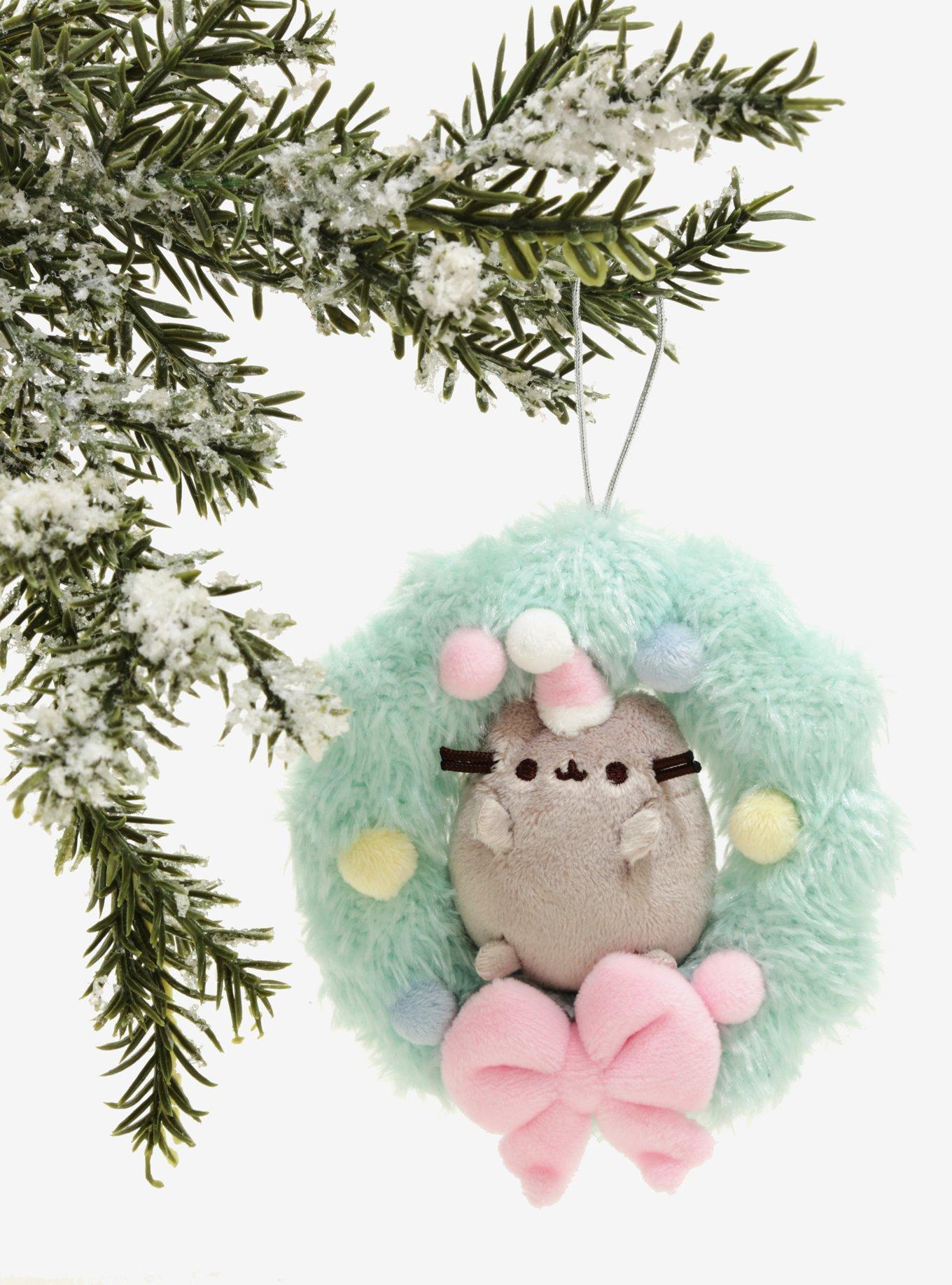 Pusheen Holiday Wreath Ornament, , hi-res