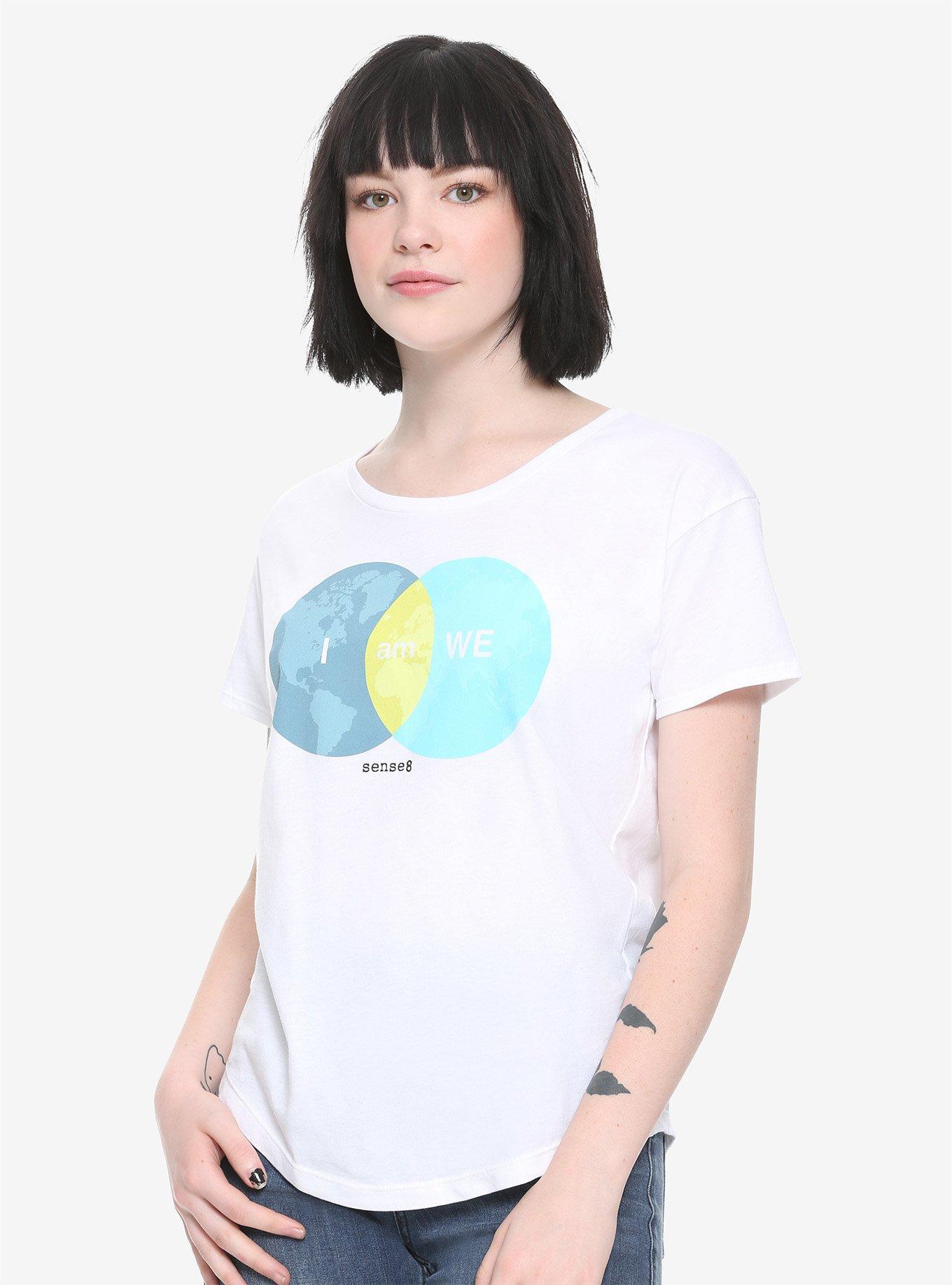 Sense8 I Am We Girls T-Shirt Hot Topic Exclusive, MULTICOLOR, hi-res