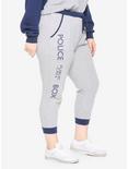 Plus Size Doctor Who Police Call Box Jogger Pants Plus Size, MULTI, hi-res